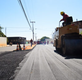 Asfalto da Rua Luiz Correia de Sá Leitão